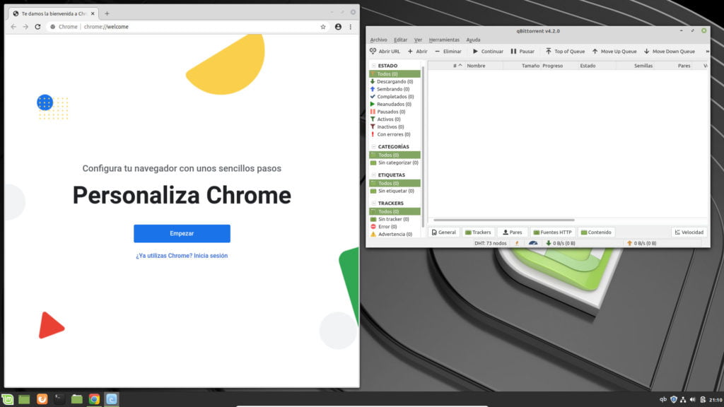 Chrome y QBitorrent