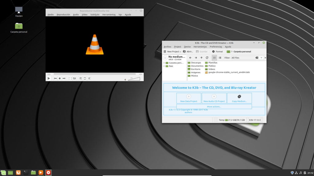 VLC y K3B