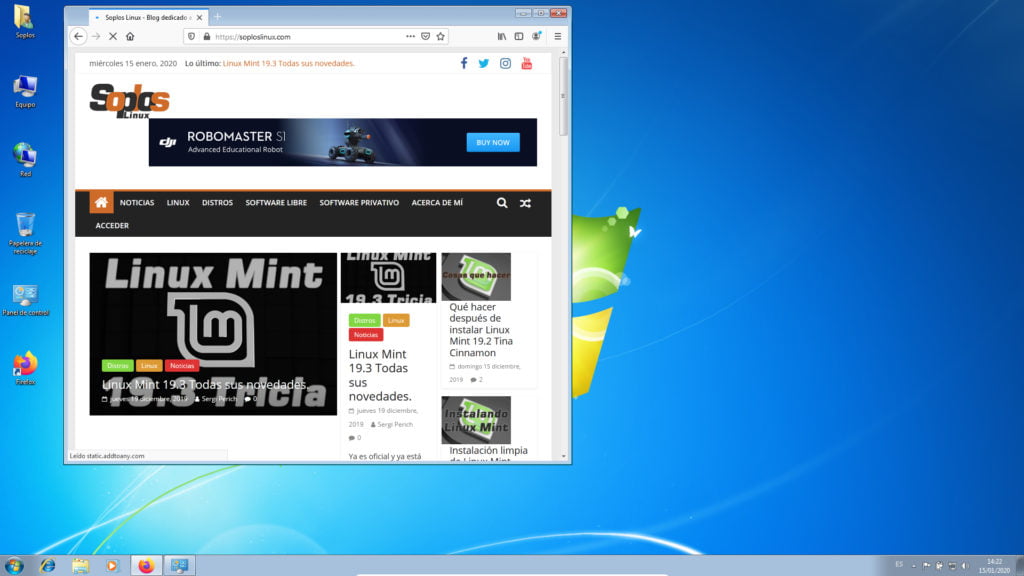 Escritorio de Windows 7