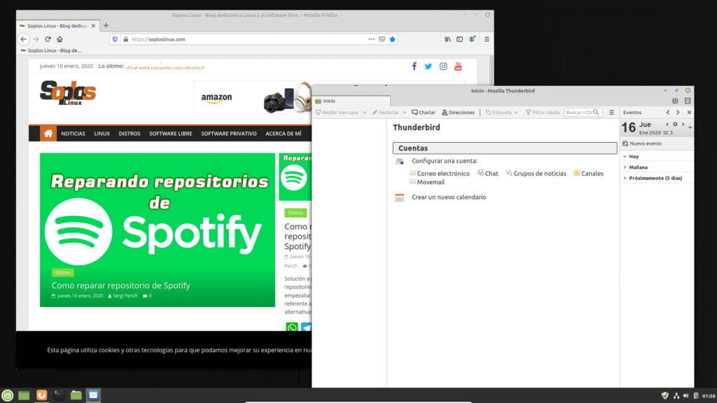Firefox y Thunderbird