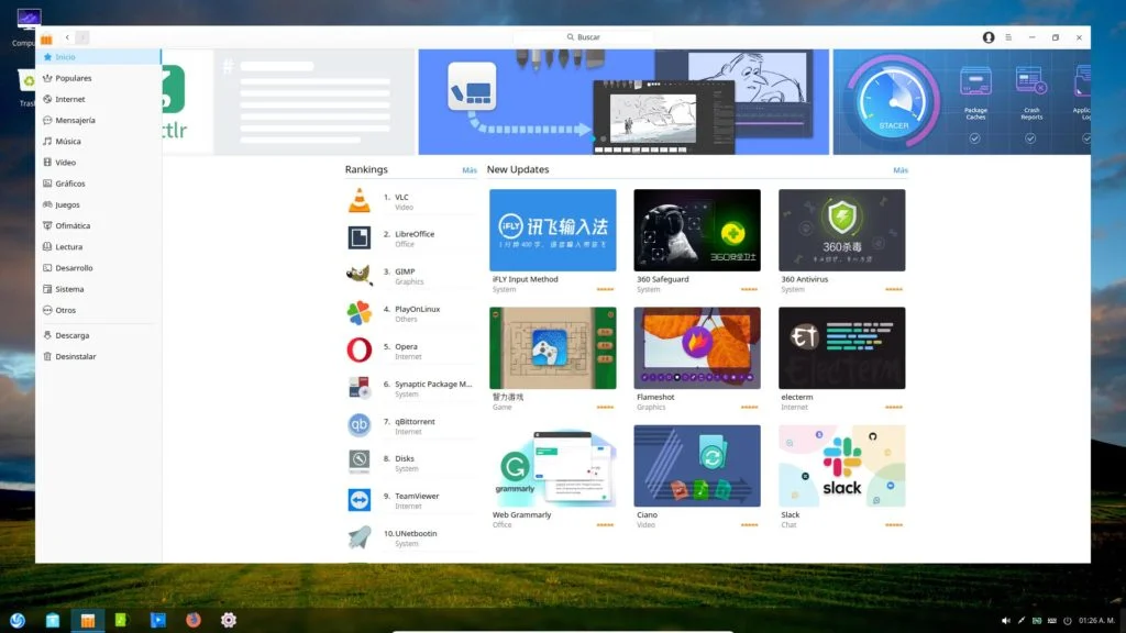 Market de Deepin OS