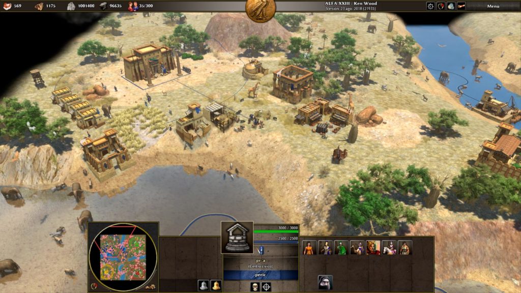 Avanzando épocas en 0 A.D.