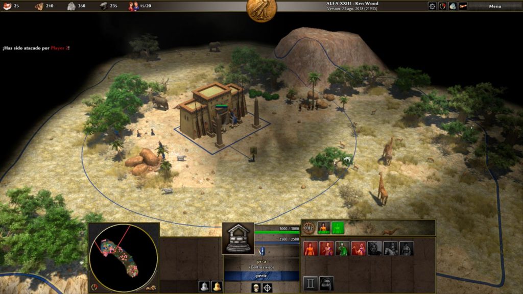 Inicio de partida en 0 A.D.