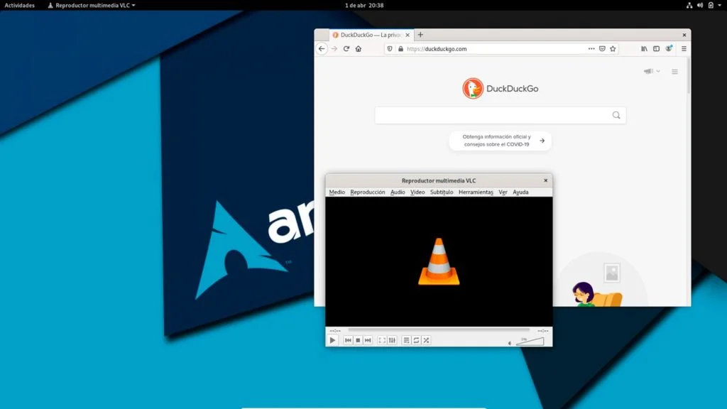 Entorno GNOME en Arch Linux