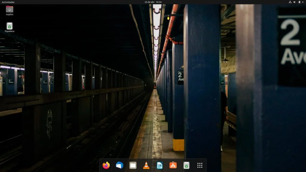 Escritorio de Ubuntu modificado