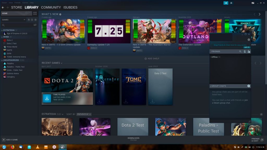 Juegos en la plataforma de Steam