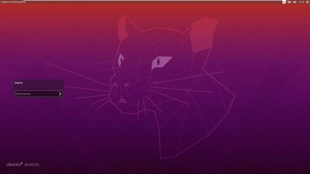 Pantalla de login Ubuntu Unity