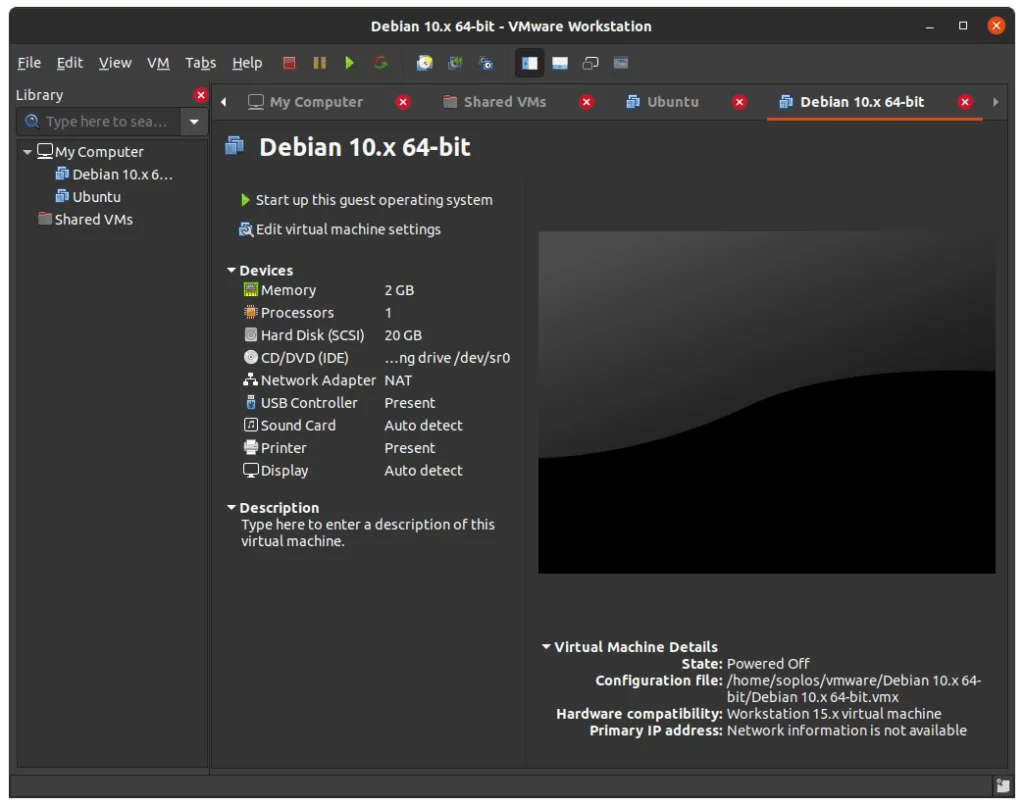 Instalando Debian y Ubuntu en VMware Workstation