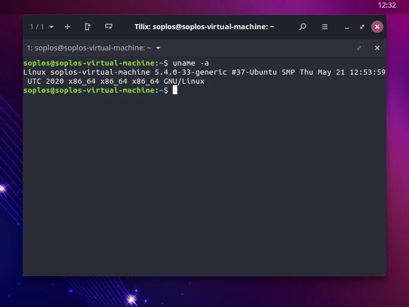 Versión de kernel de Ubuntu Budgie