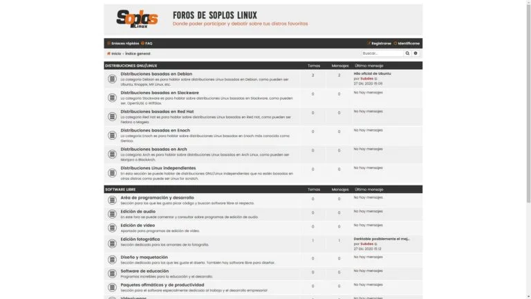 Foros de Soplos Linux