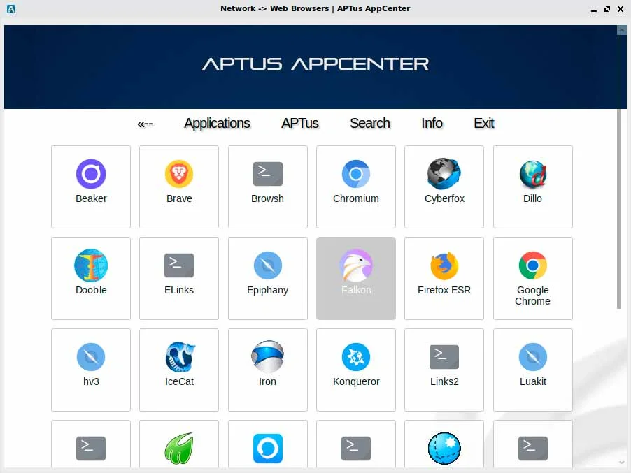 Centro de software de Sparky Linux 6.0