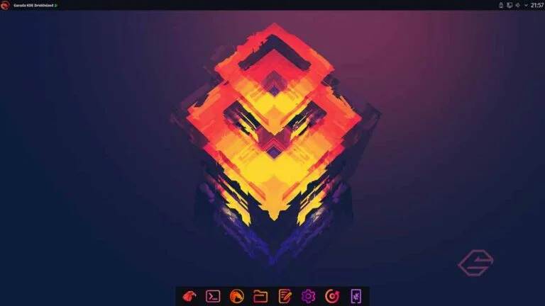 Escriotrio Garuda KDE Dr460nized