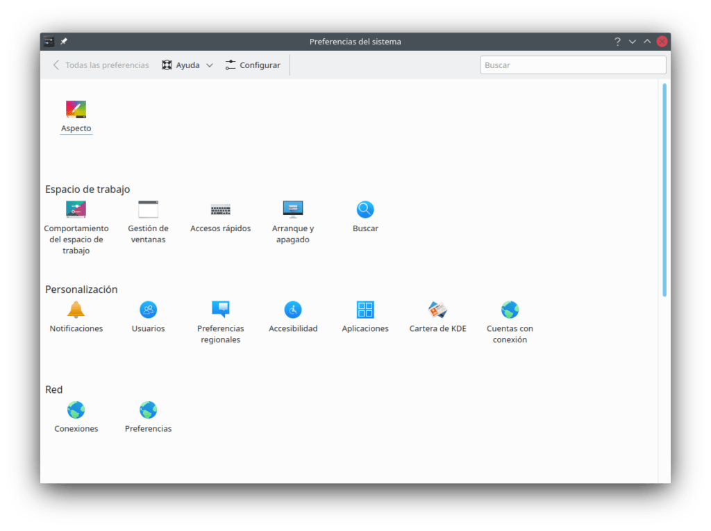 Panel de control de openSUSE 15.3