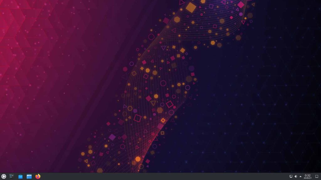 Escritorio de Kubuntu 21.04