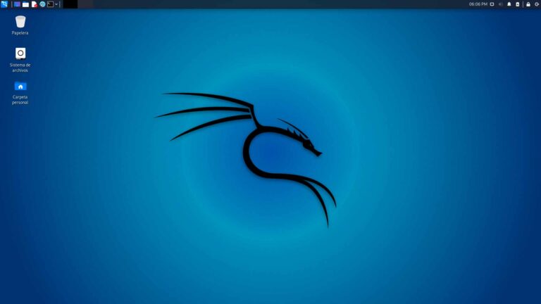 Escritorio Kali Linux 2021.3