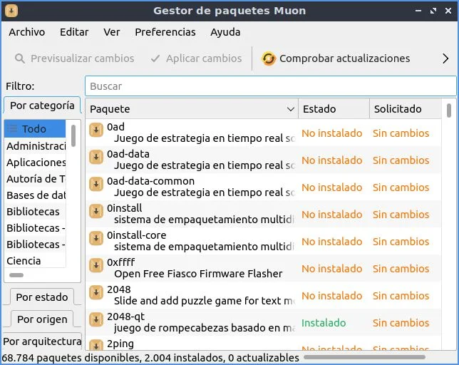 Centro de software Muon