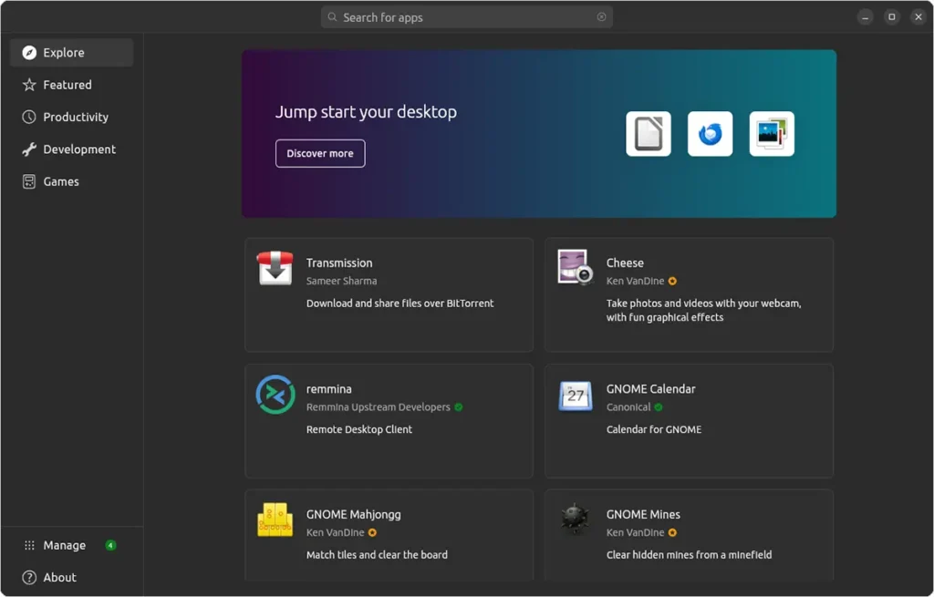Apps Ubuntu