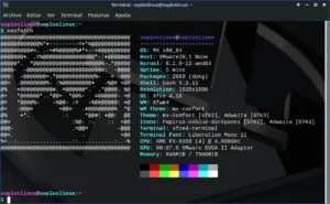 Neofetch MX Linux 23