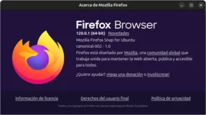 Acerca de firefox