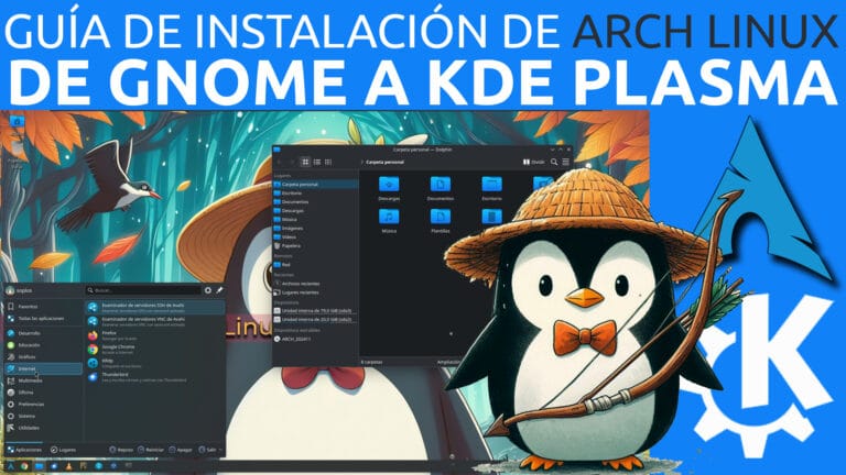 Arch Linux con KDE Plasma