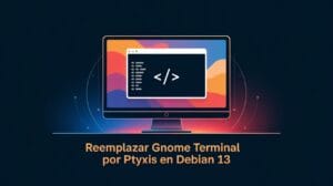 ptyxis en Debian 13