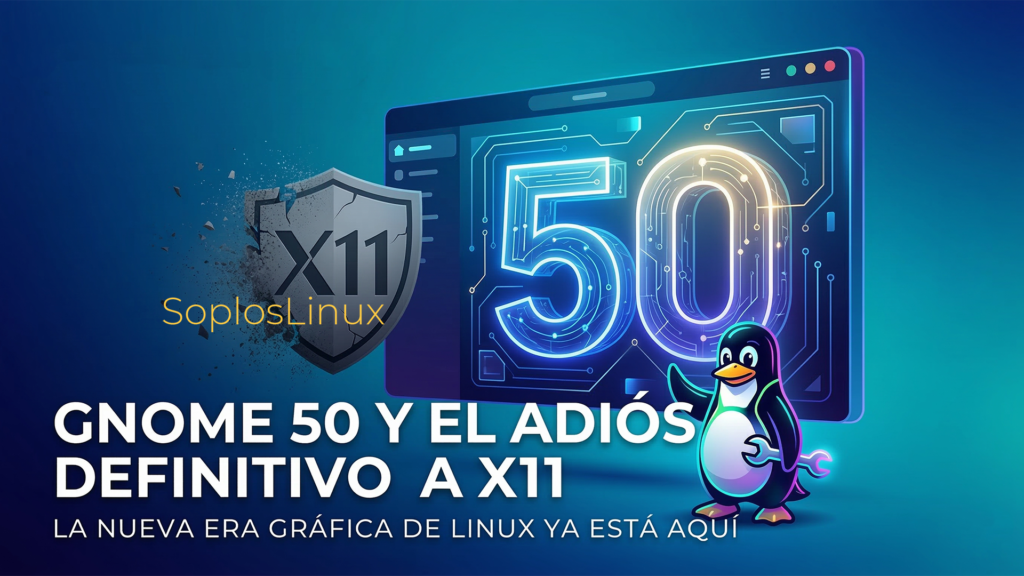 GNOME 50 adiós X11